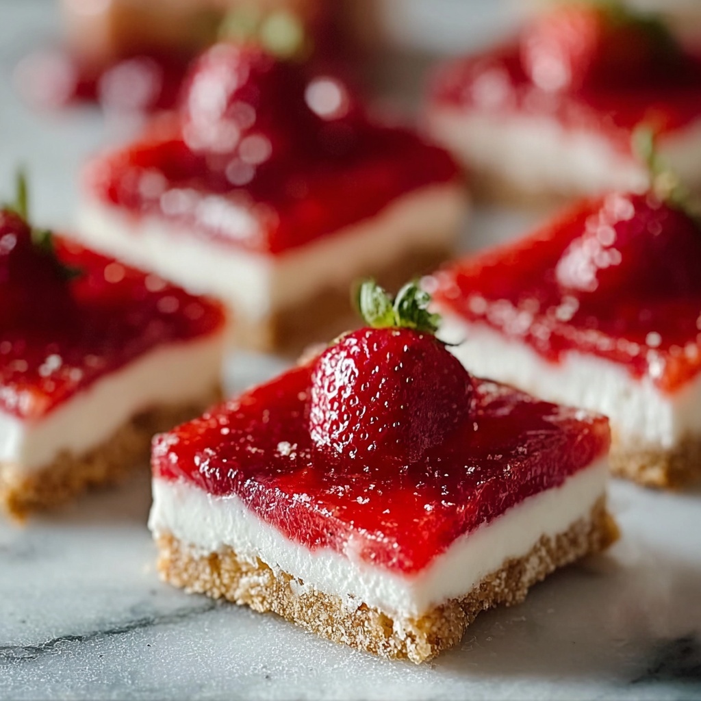 Strawberry Cheesecake Bars Recipe - Recipe Image