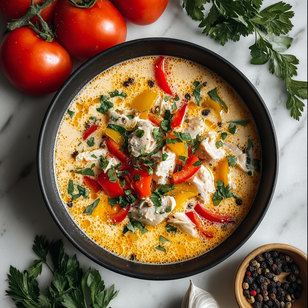 Creamy Cajun Chicken Soup Recipe - Recipe Image