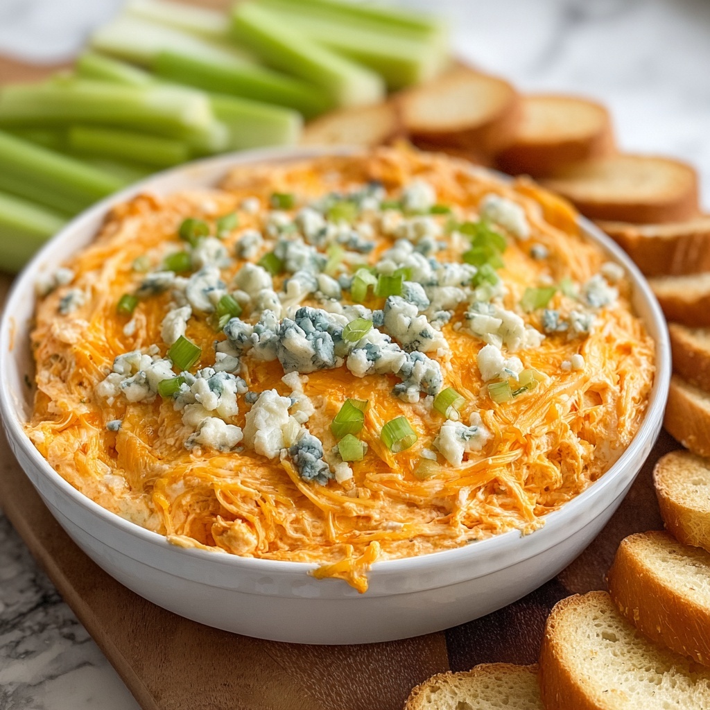 Creamy Buffalo Chicken Dip Recipe - Recipe Image