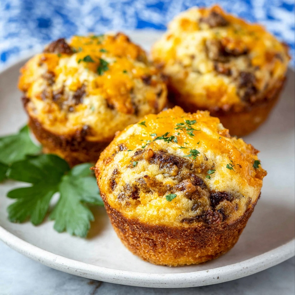 Sausage Biscuit Muffins (Muffin Tin Biscuits) Recipe - Recipe Image