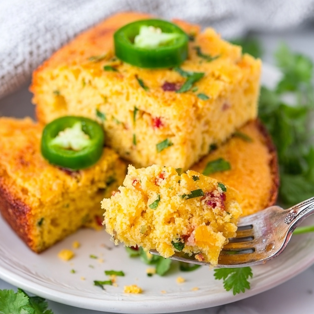 Creole Cornbread with Sausage, Jalapenos, and Cheddar Recipe - Recipe Image