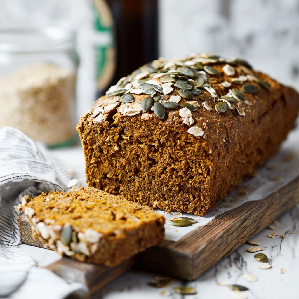 Irish Guinness Brown Bread (Eggless, Dairy-Free) Recipe - Recipe Image