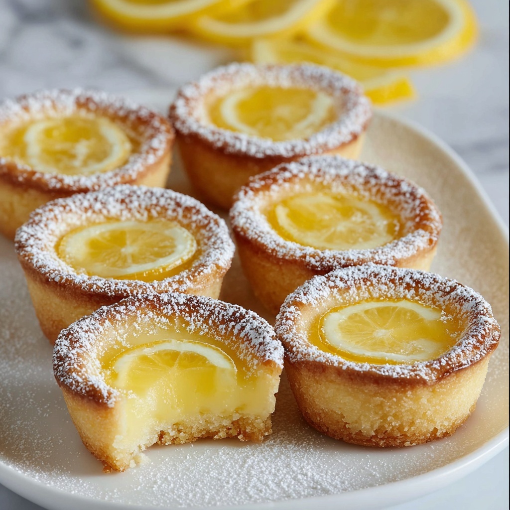Mouthwatering Lemon Bar Cookie Cups Recipe - Recipe Image