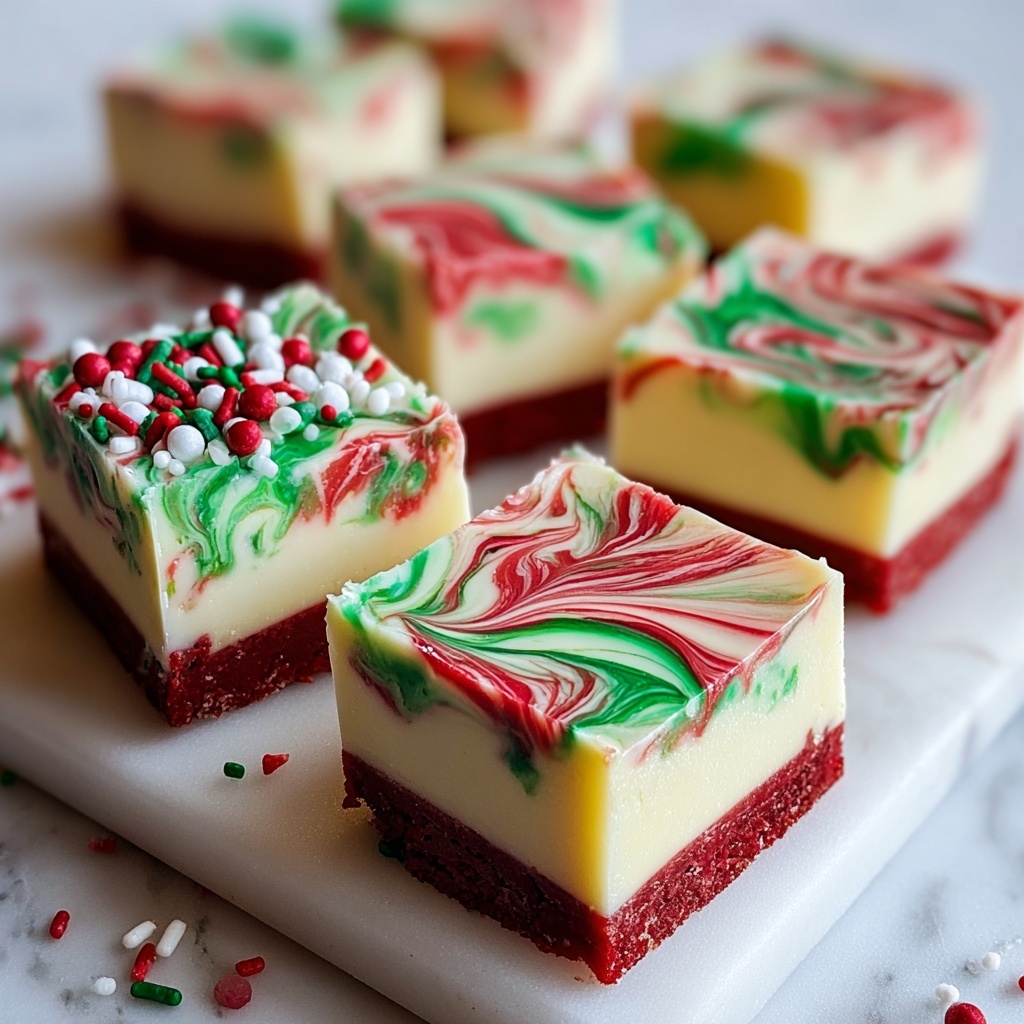 Christmas Swirled White Chocolate Fudge Recipe - Recipe Image