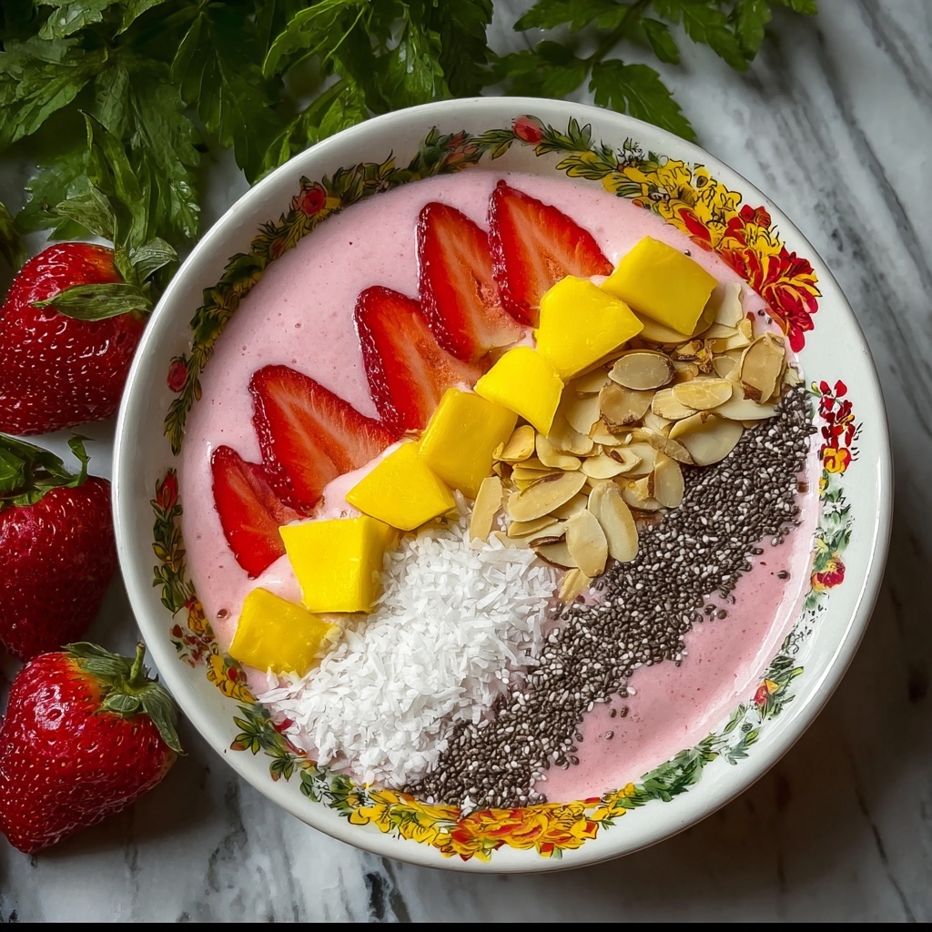 Strawberry Smoothie Bowl Recipe - Recipe Image