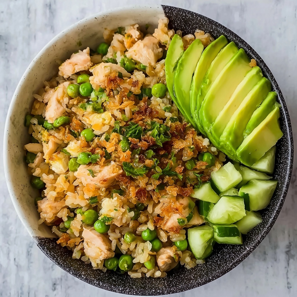 Tuna Avocado Crispy Rice Salad Recipe - Recipe Image