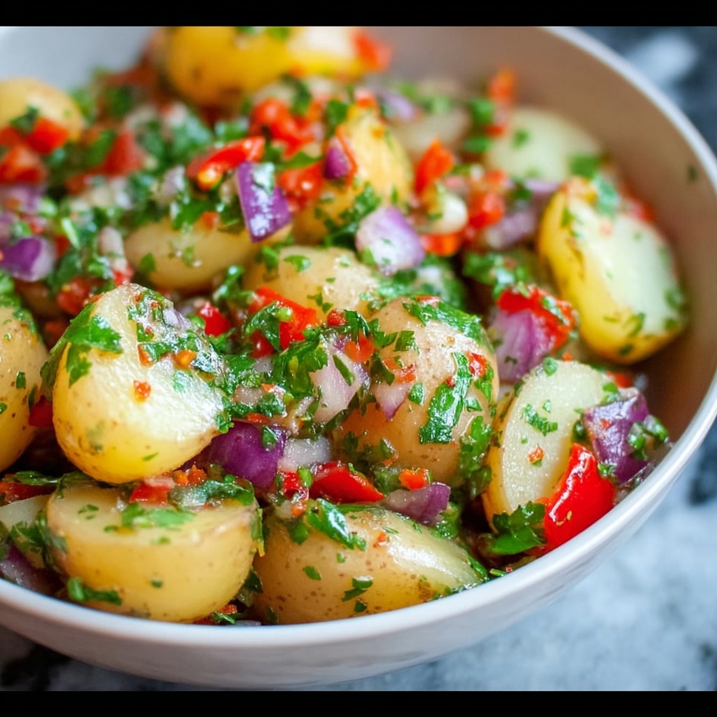 Patates Salatası - Turkish Potato Salad Recipe - Recipe Image