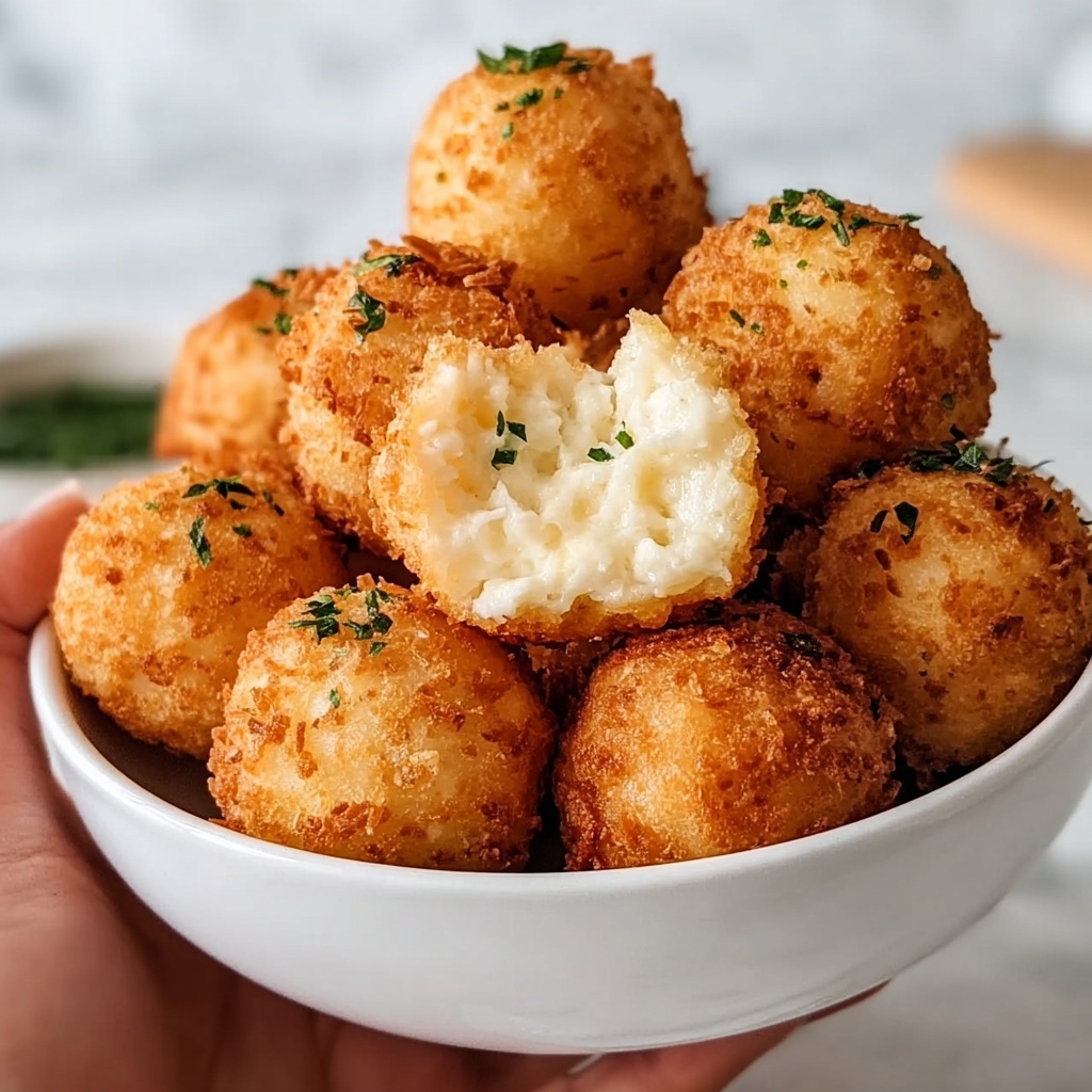 Air Fryer Cheesy Mashed Potato Balls Recipe - Recipe Image