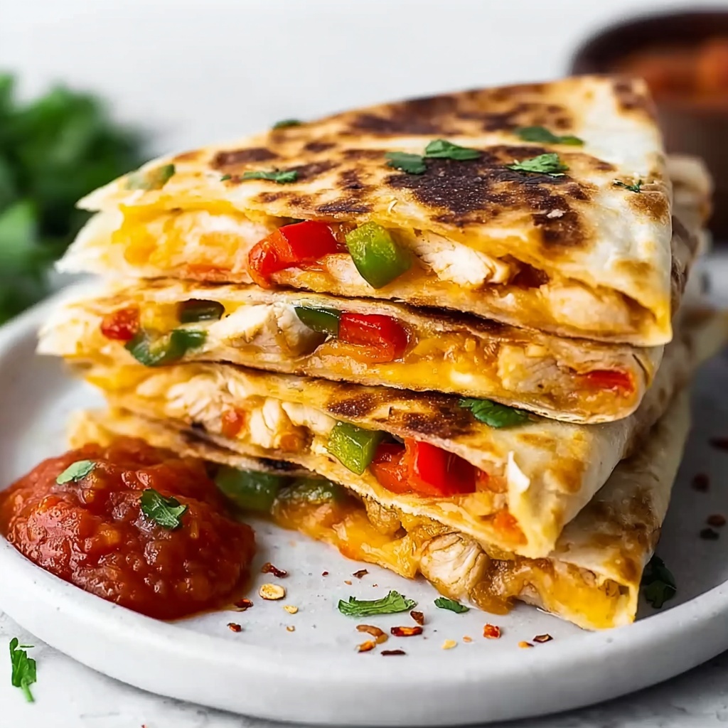 Chicken Fajita Quesadillas Recipe - Recipe Image