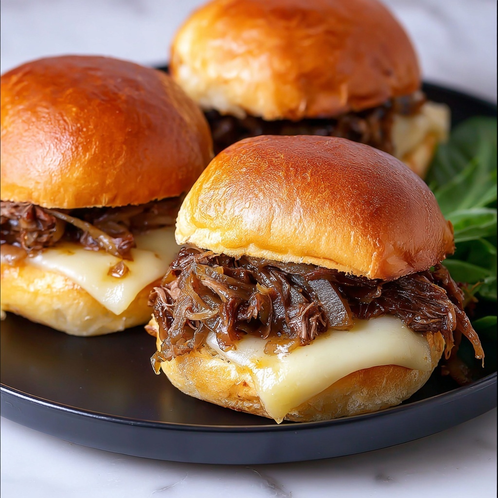 Philly Cheesesteak Sliders Recipe - Recipe Image