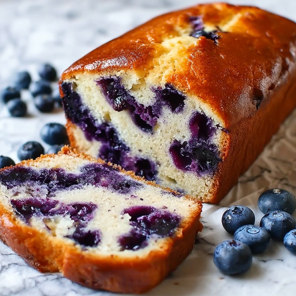 Blueberry Cream Cheese Bread Recipe - Recipe Image