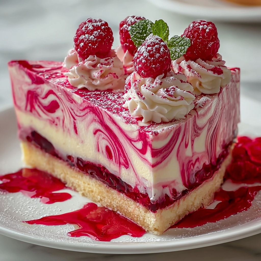 Raspberry Swirl Ice Cream Cake Recipe - Recipe Image