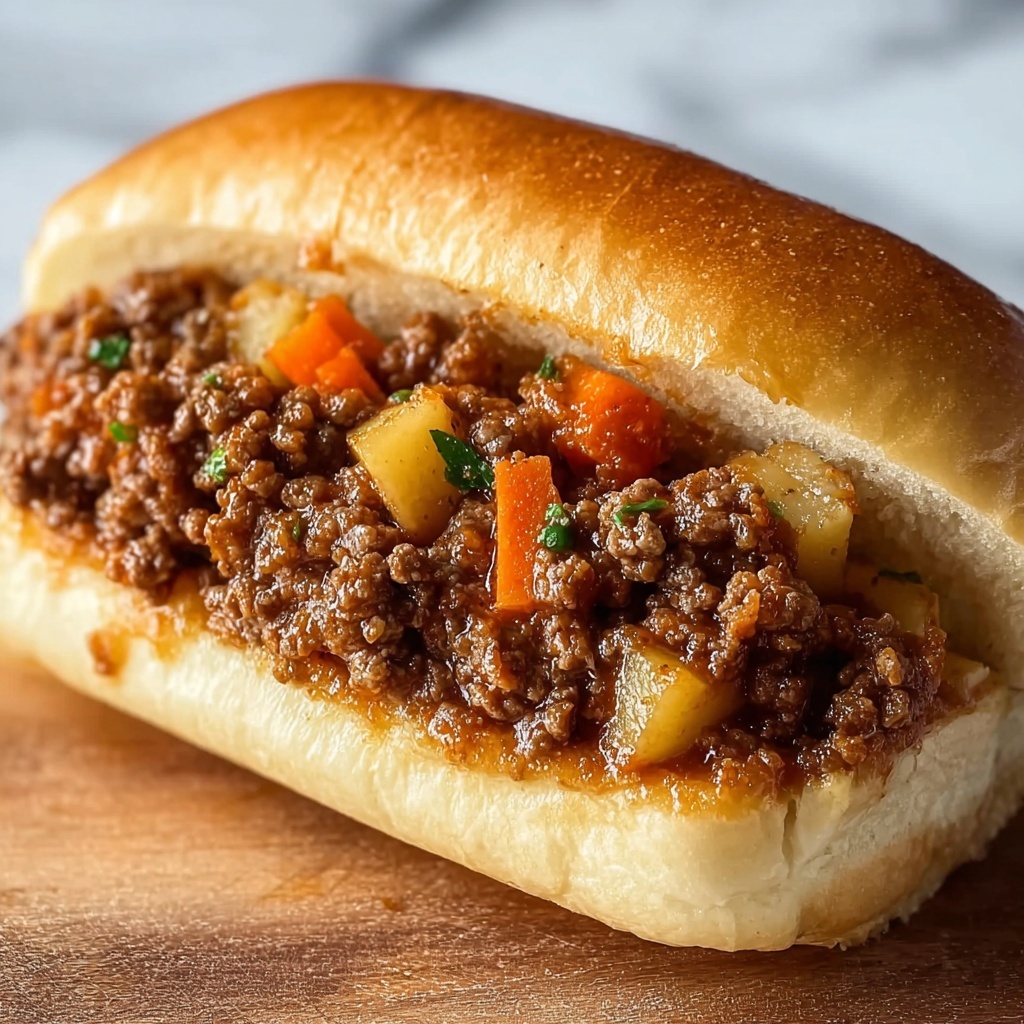 Philly Cheesesteak Sloppy Joes Recipe - Recipe Image