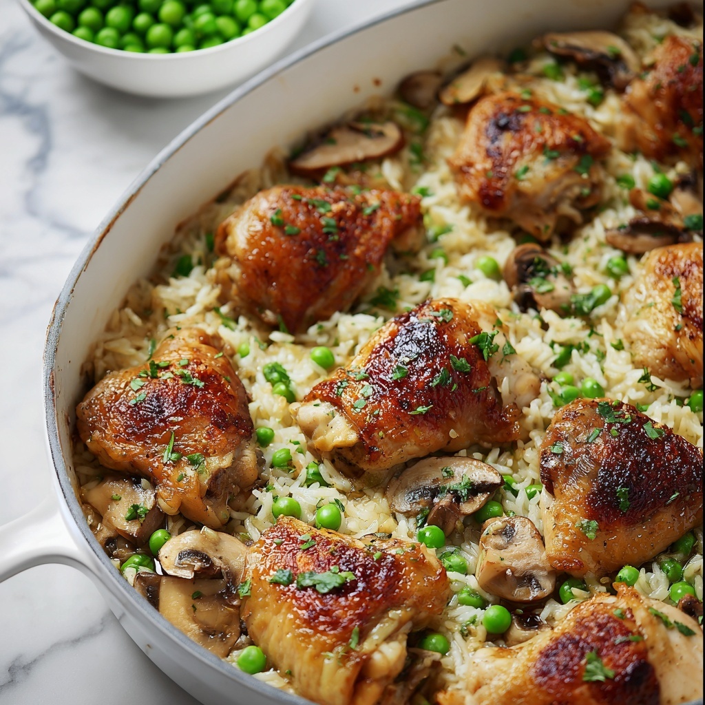 One Pot Chicken and Rice Recipe - Recipe Image