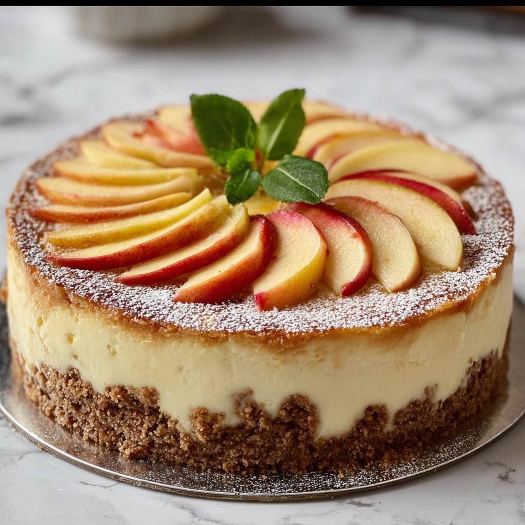 Decadent German Apple Cake with Creamy Cinnamon Frosting Recipe - Recipe Image