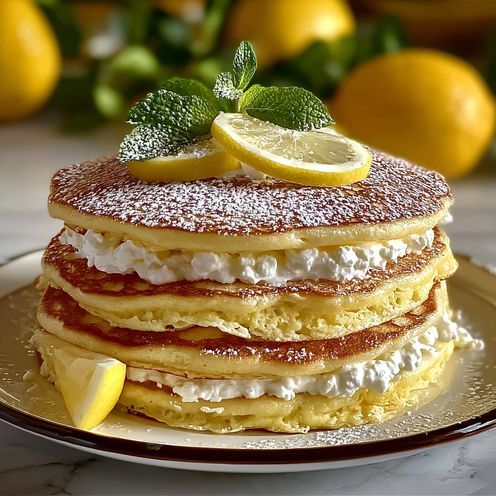 Lemon Ricotta Pancakes: The Ultimate Fluffy Breakfast Recipe - Recipe Image