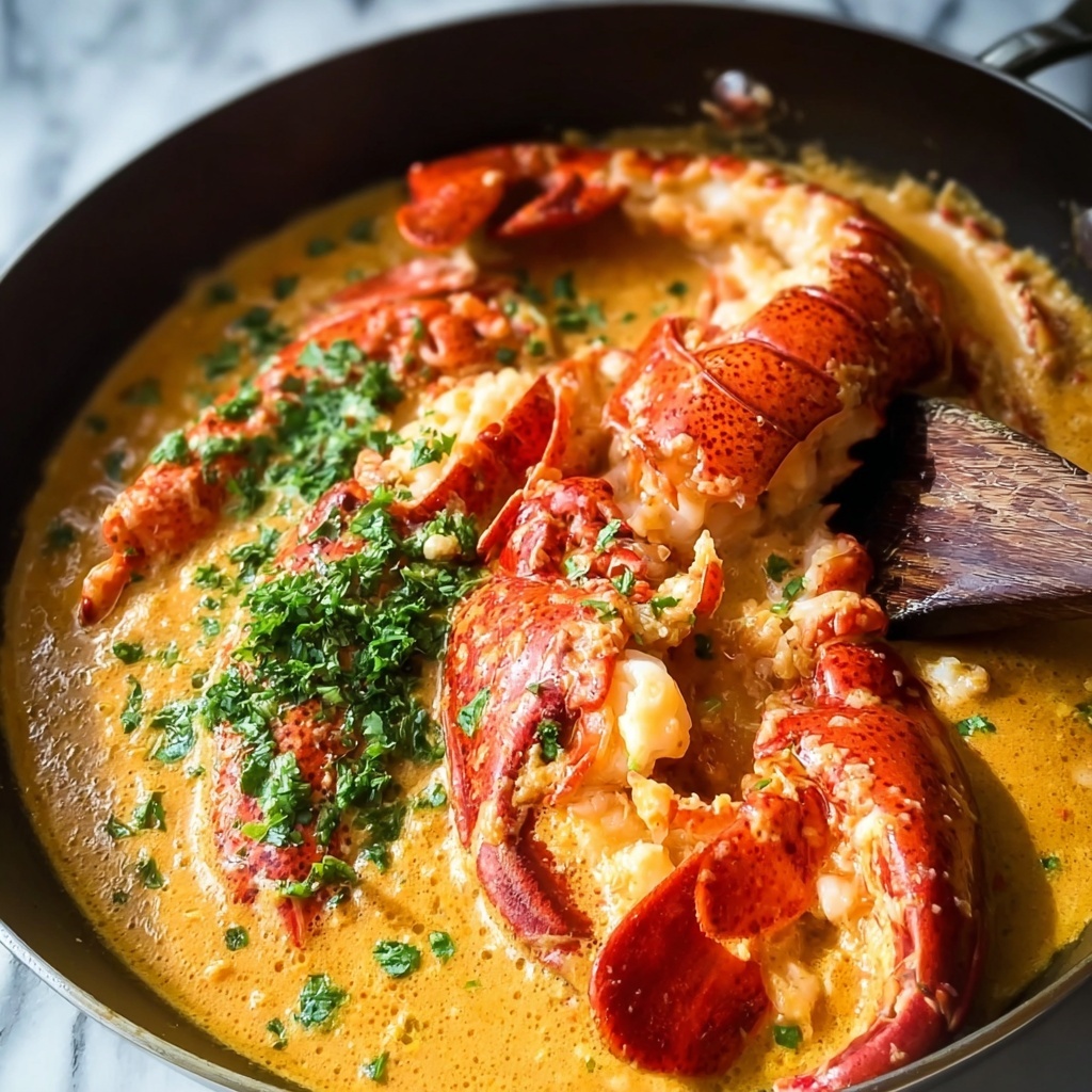 Creamy Spicy Lobster Pasta Recipe - Recipe Image