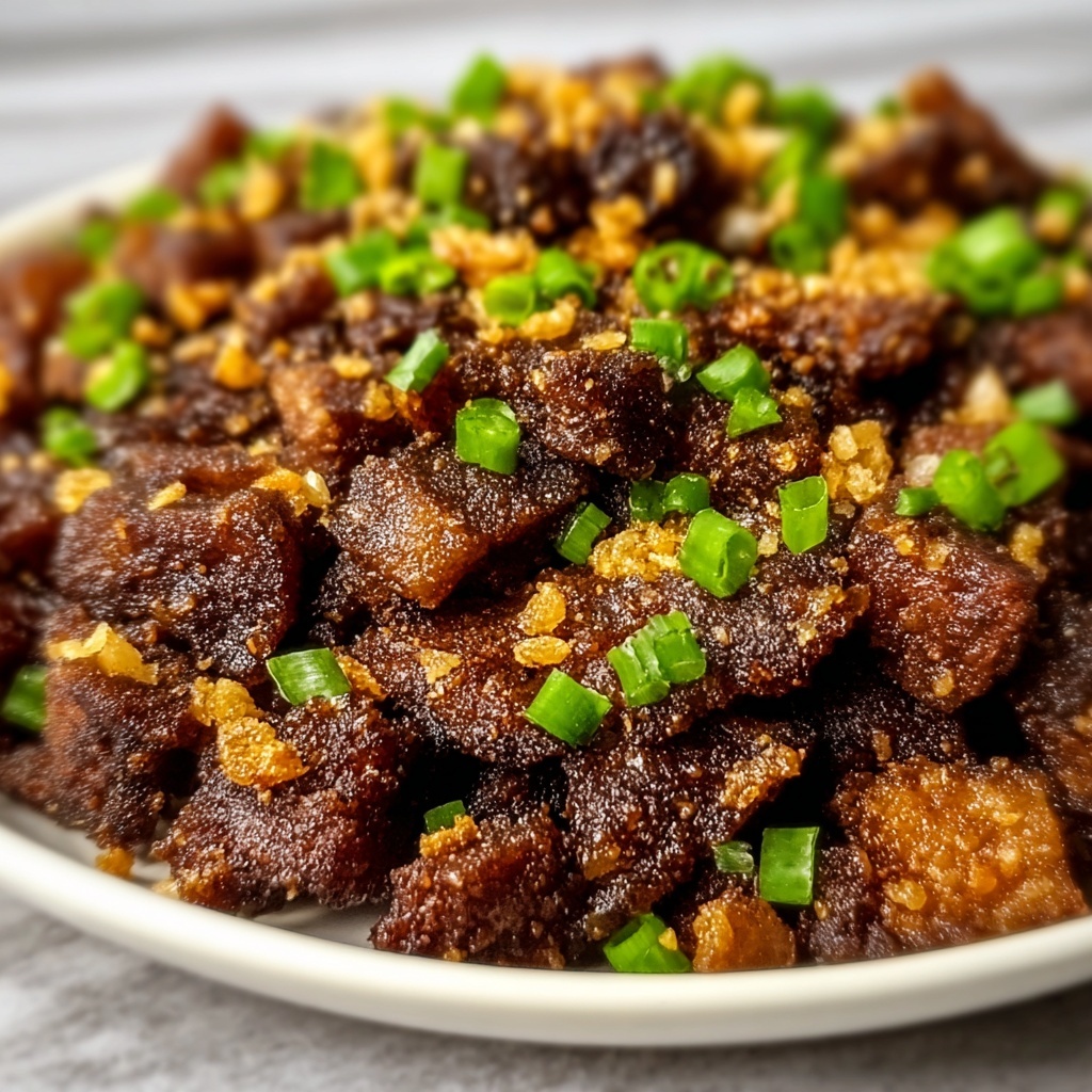 Crispy Fried Garlic Beef Recipe - Recipe Image