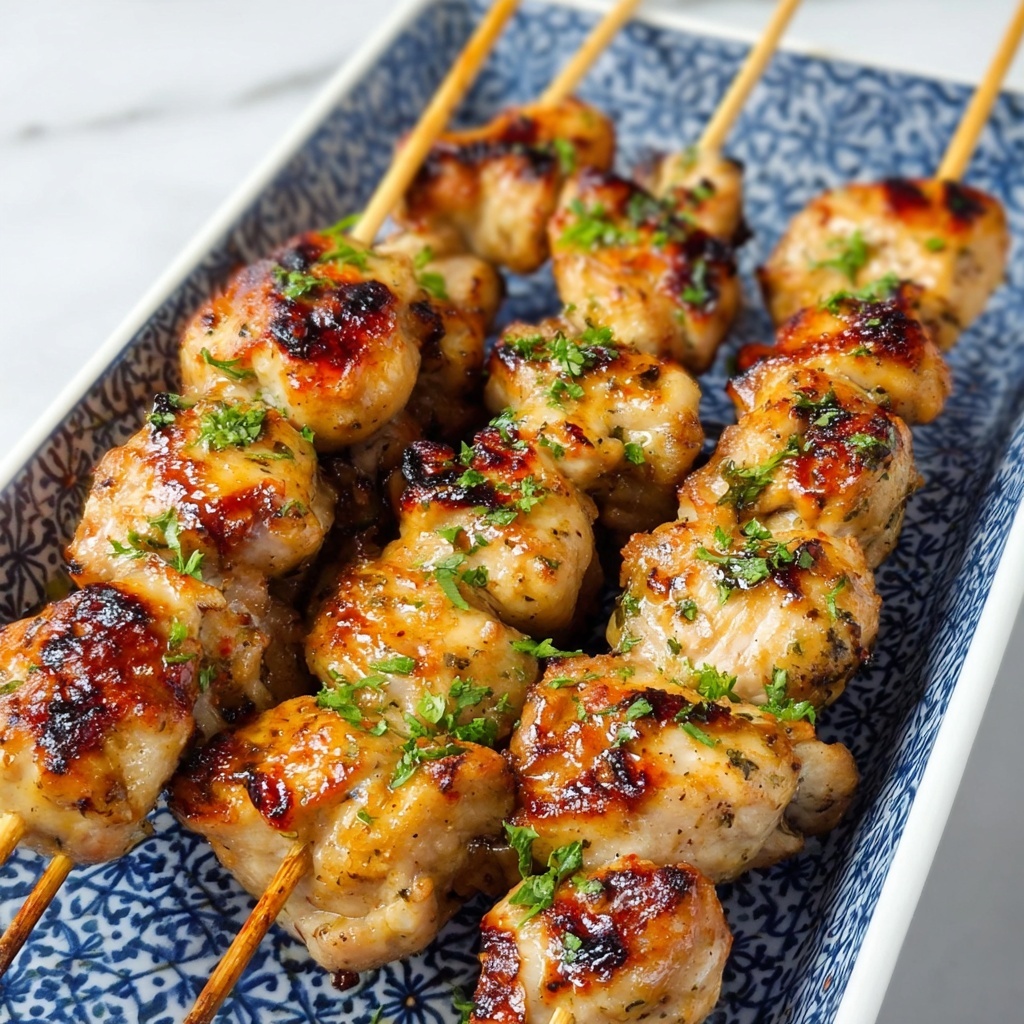 Oven-Baked Chicken Skewers with Lemon and Spices Recipe - Recipe Image
