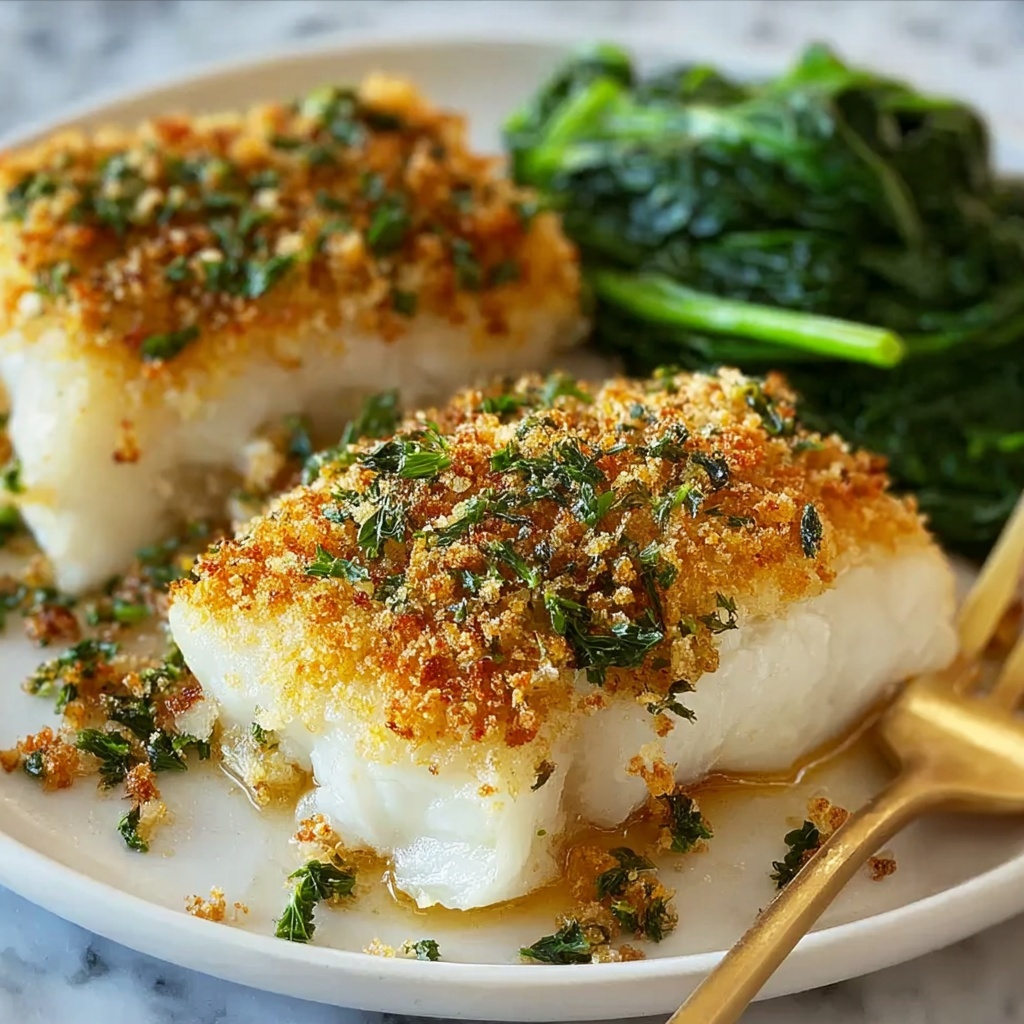 Baked Parmesan Crusted Cod Recipe - Recipe Image