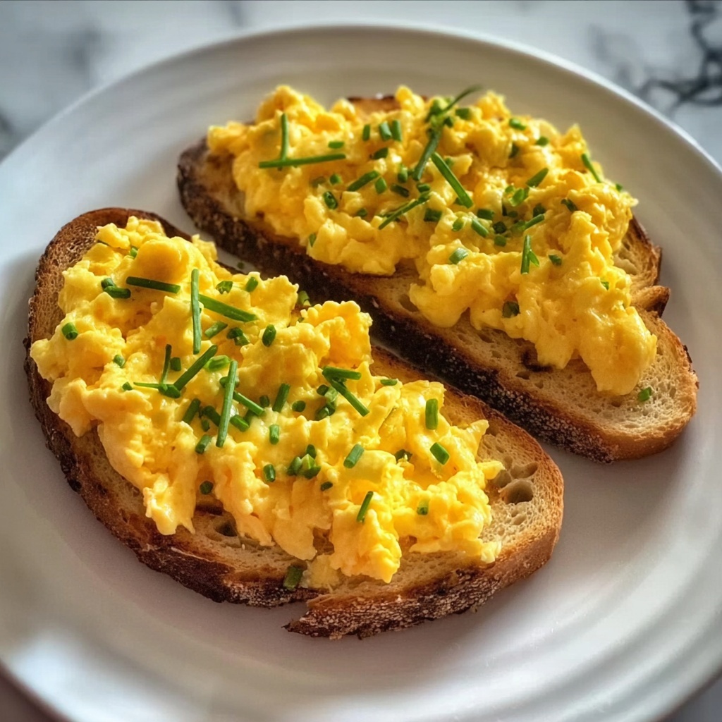 Creamy Scrambled Eggs Recipe - Recipe Image