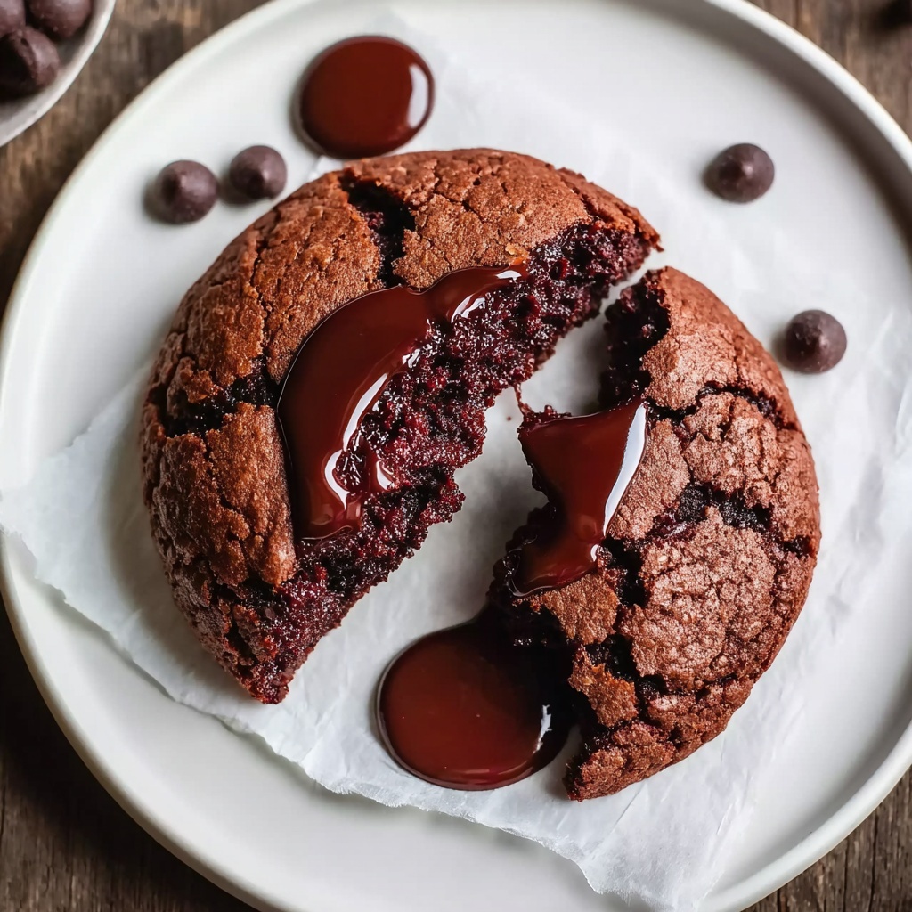 Red Velvet Nutella Stuffed Cookies Recipe - Recipe Image