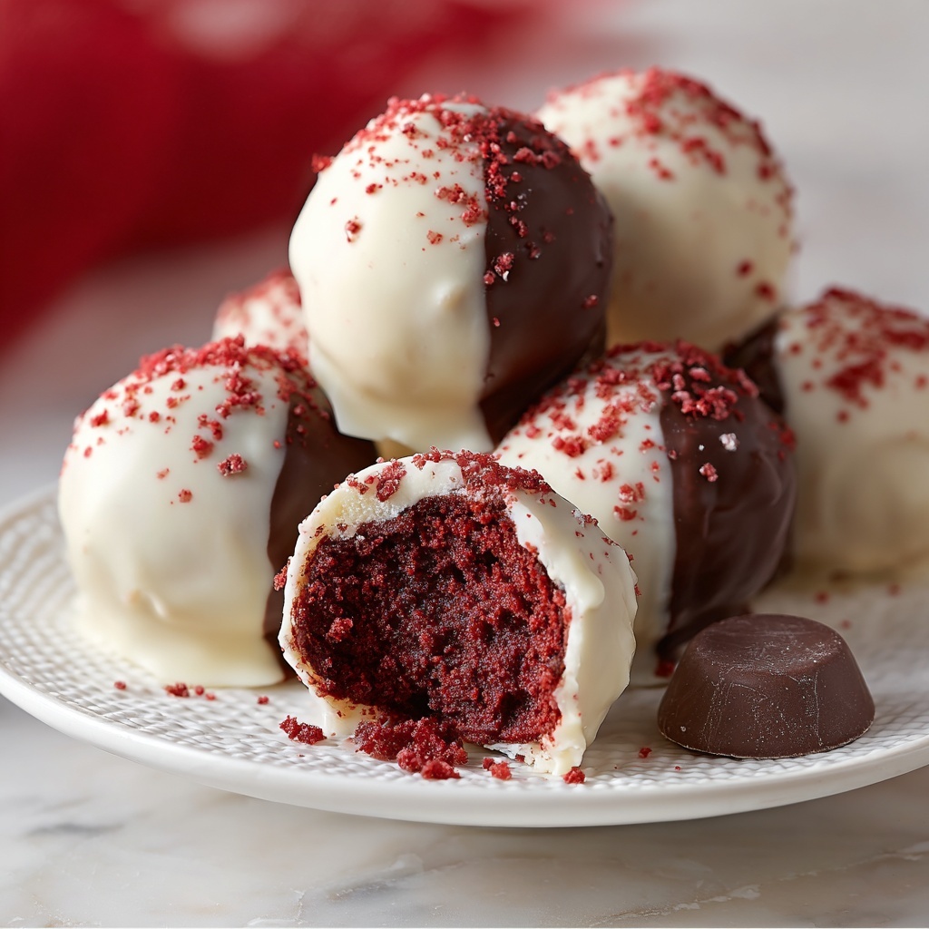 Red Velvet Cake Balls Recipe - Recipe Image