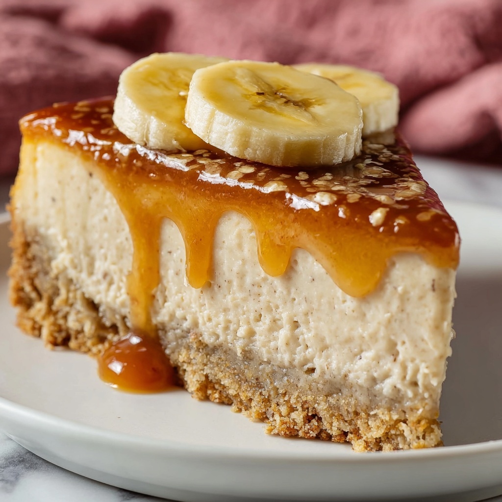 Banana Greek Yogurt Cheesecake Recipe - Recipe Image