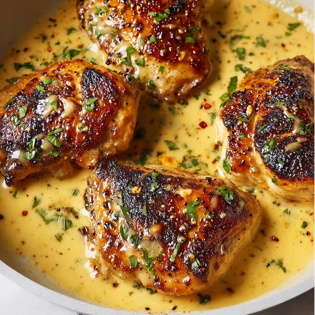 Creamy Honey Mustard Chicken Recipe - Recipe Image