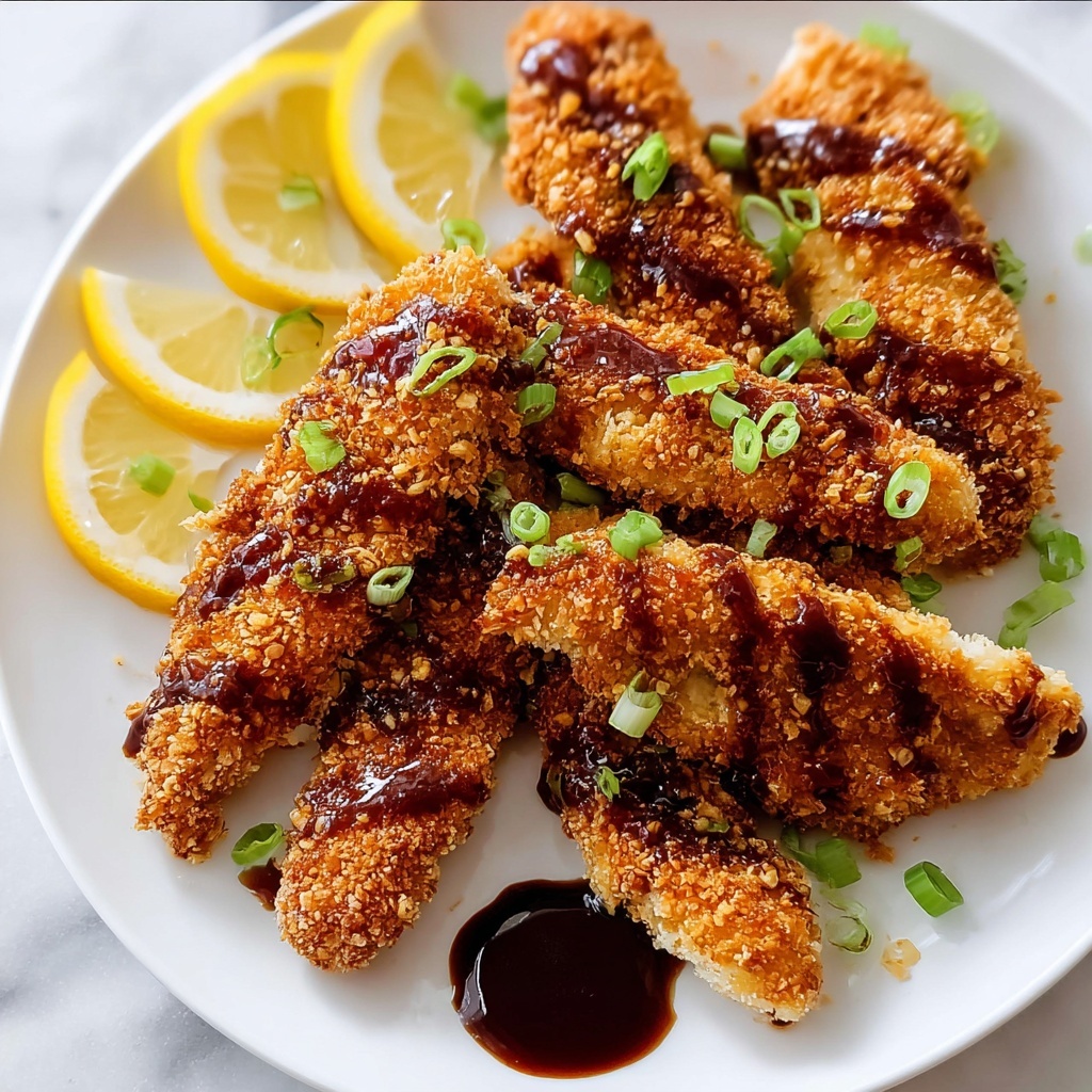 Asian Glazed Chicken Fingers Recipe - Recipe Image