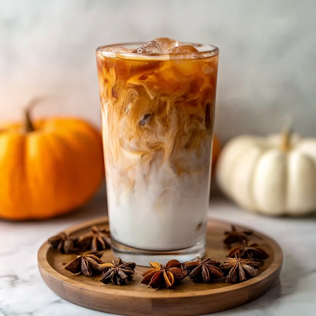Iced Pumpkin Cream Chai Tea Latte (Starbucks Copycat) Recipe - Recipe Image