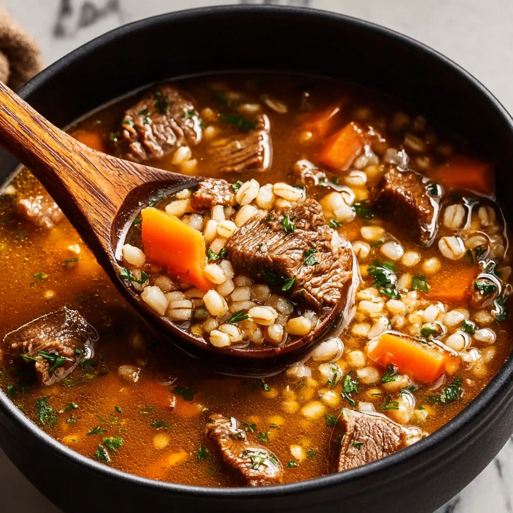 Hearty Beef and Barley Soup Recipe - Recipe Image