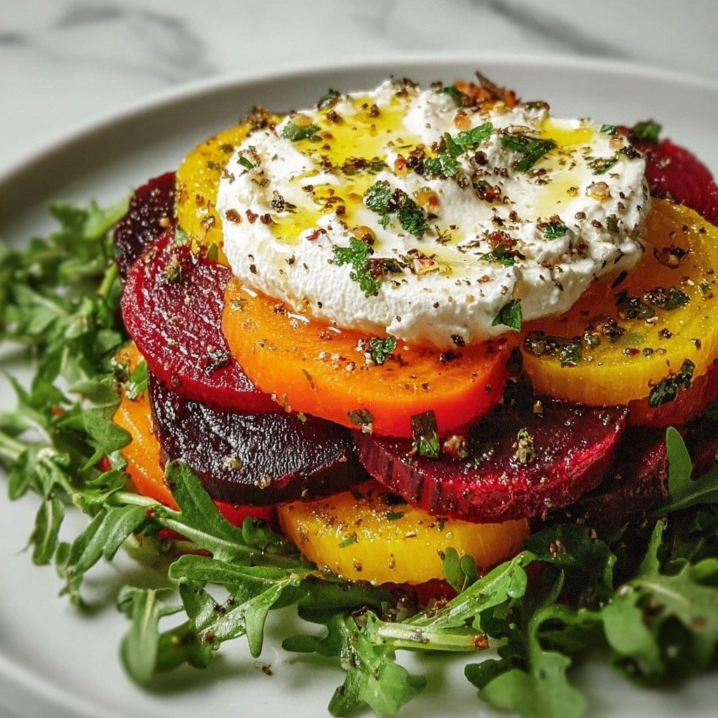 Grilled Sweet Potato and Burrata Salad with Cranberry Pepita Pesto Recipe - Recipe Image