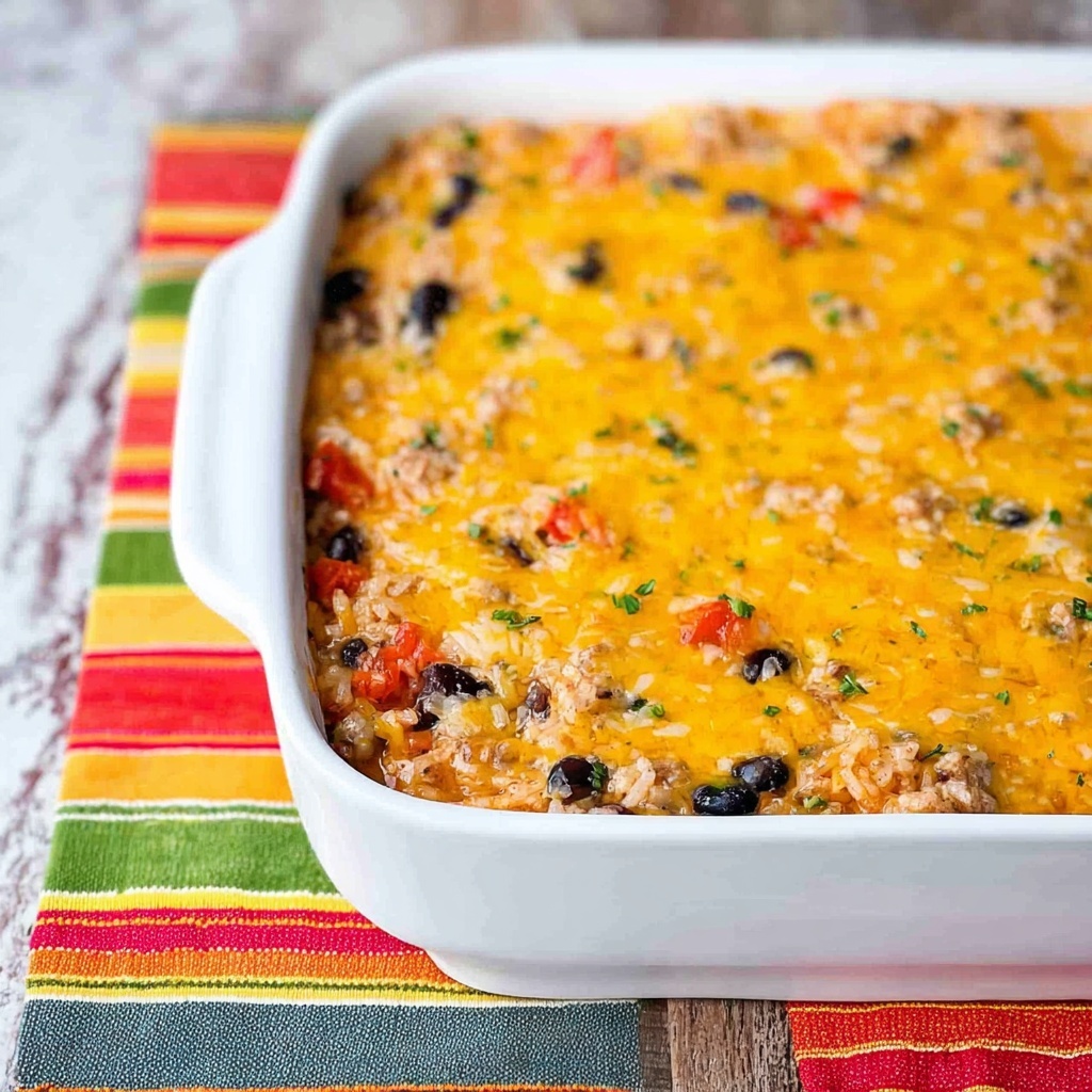 Chicken Enchilada Rice Bake Recipe - Recipe Image