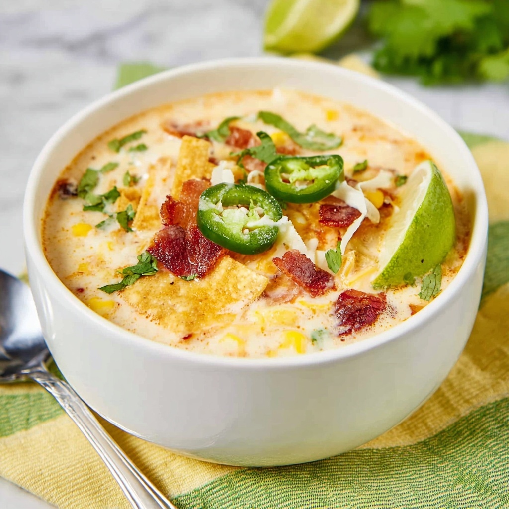 Mexican Street Corn White Chicken Chili Recipe - Recipe Image