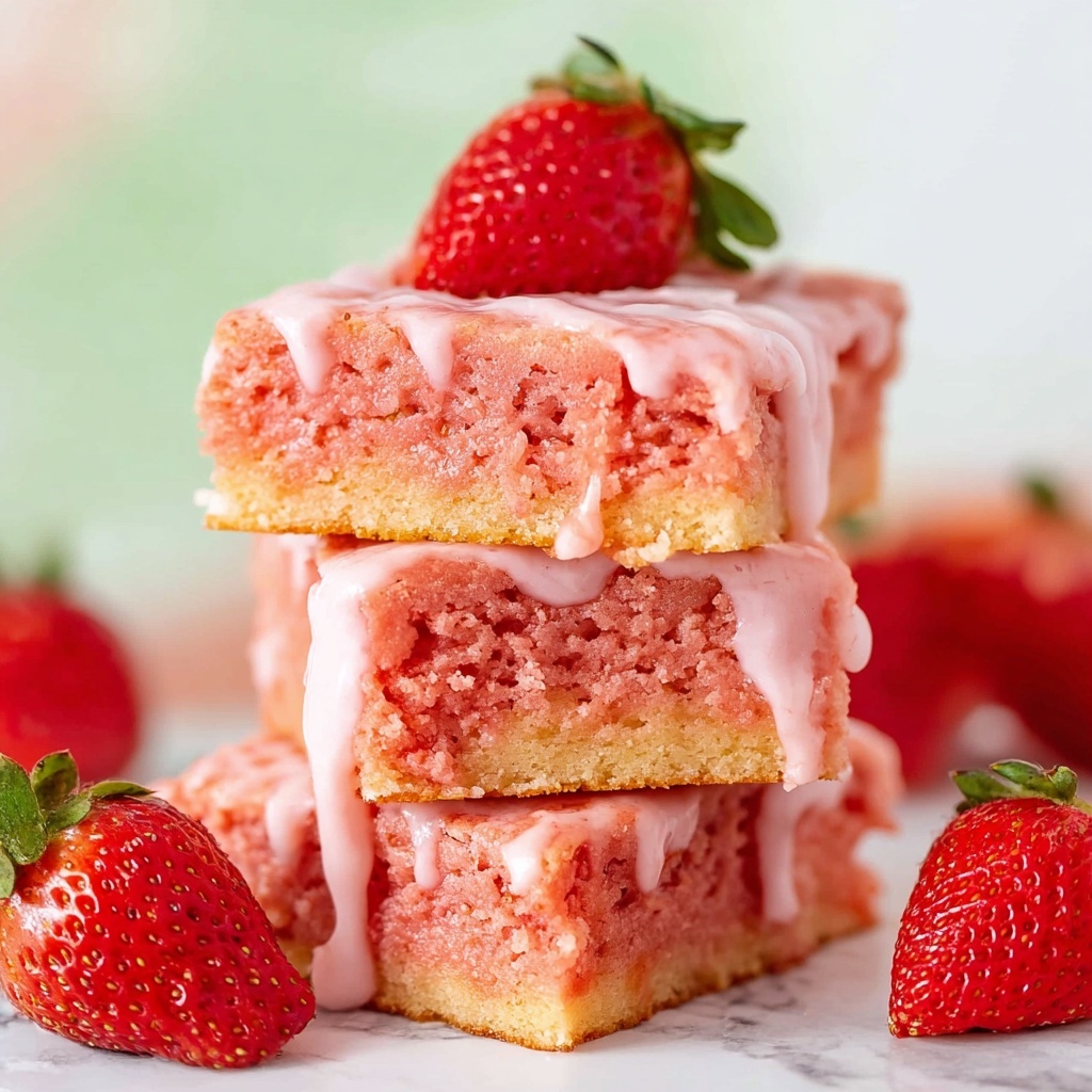 Strawberry Brownies Recipe - Recipe Image