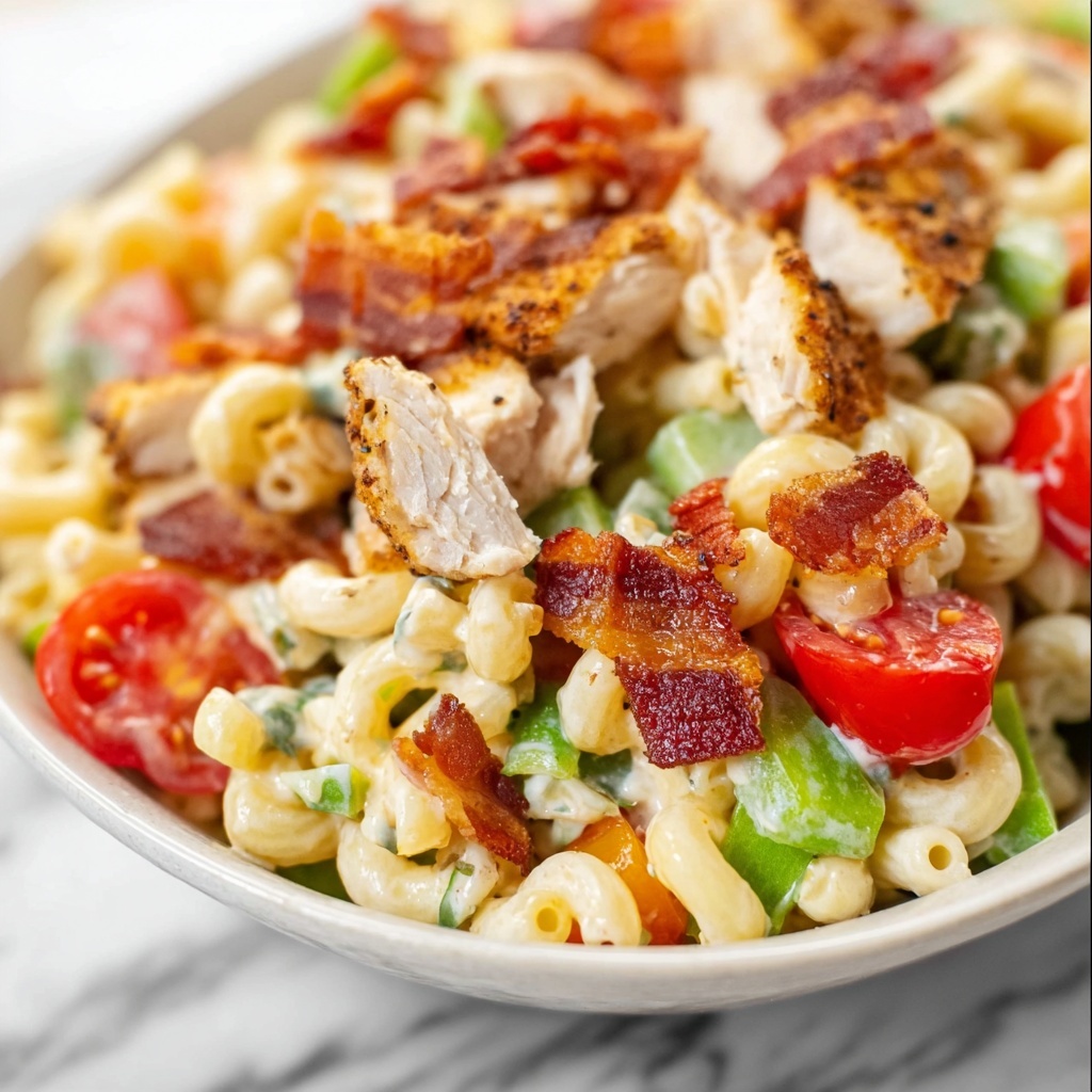 Chicken Club Pasta Salad Recipe - Recipe Image