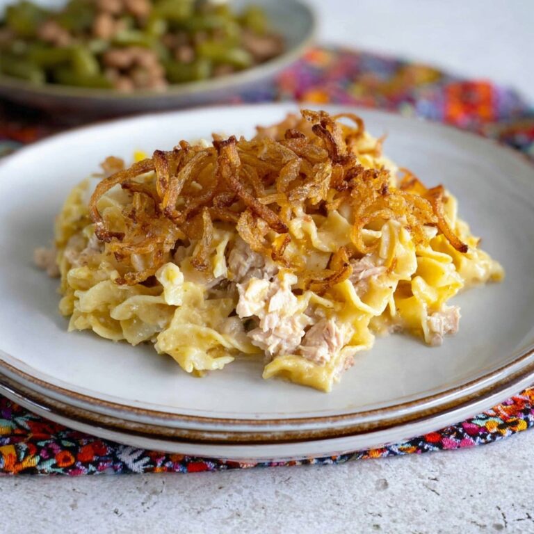 French Onion Chicken Noodle Casserole Recipe