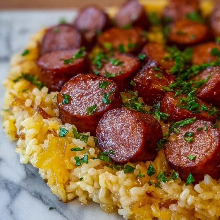 Cheesy Sausage and Rice Recipe