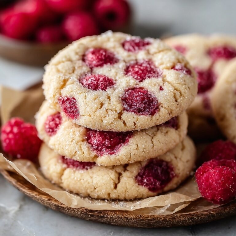 Soft and Chewy Raspberry Sugar Cookies Recipe