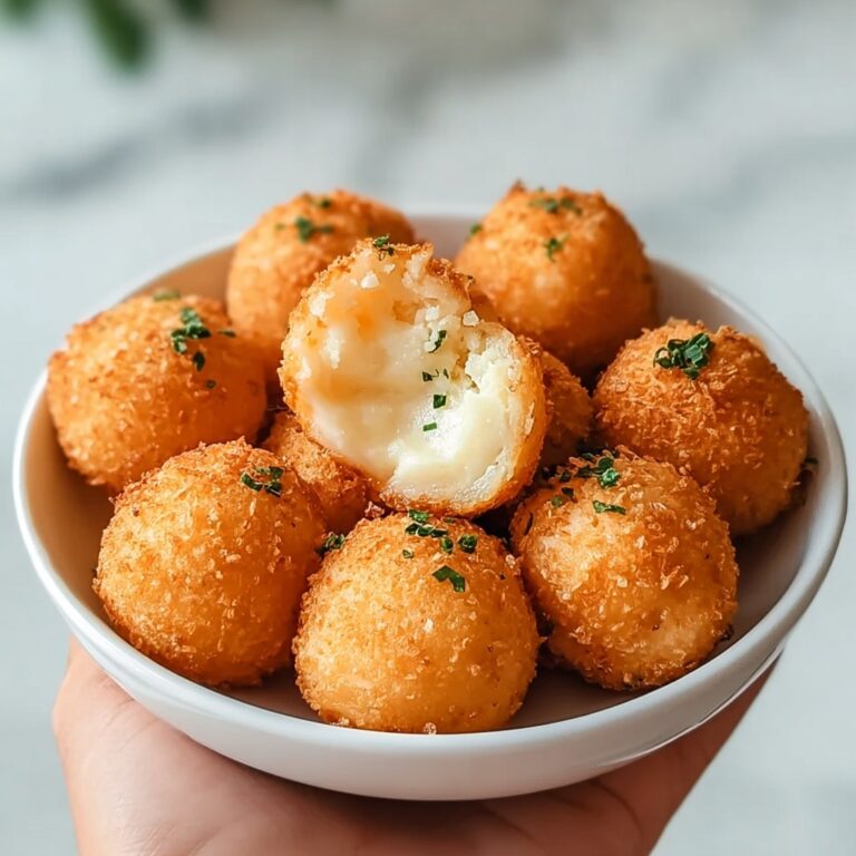 Air Fryer Cheesy Mashed Potato Balls Recipe