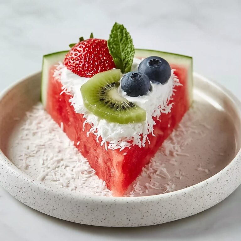 Watermelon Fruit Pizza Recipe