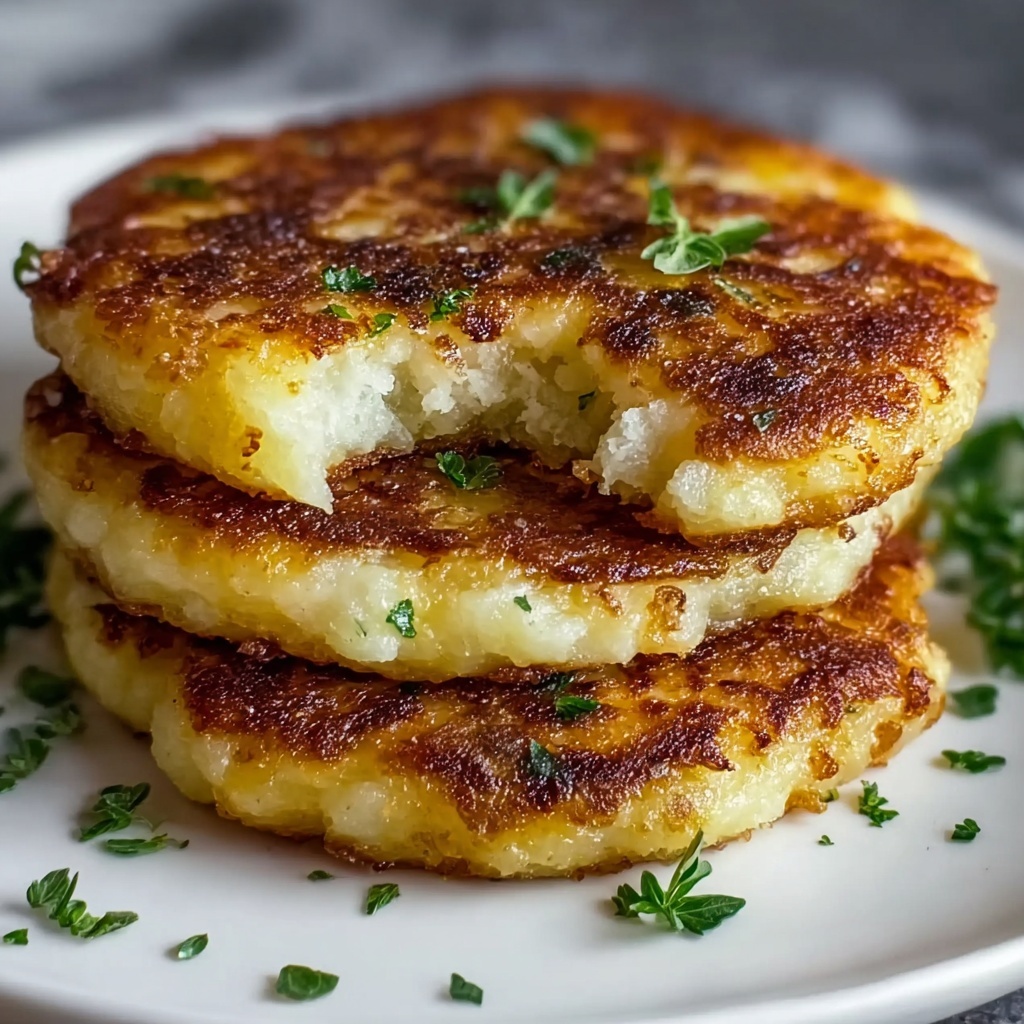 Golden Potato Pancakes Recipe - Recipe Image