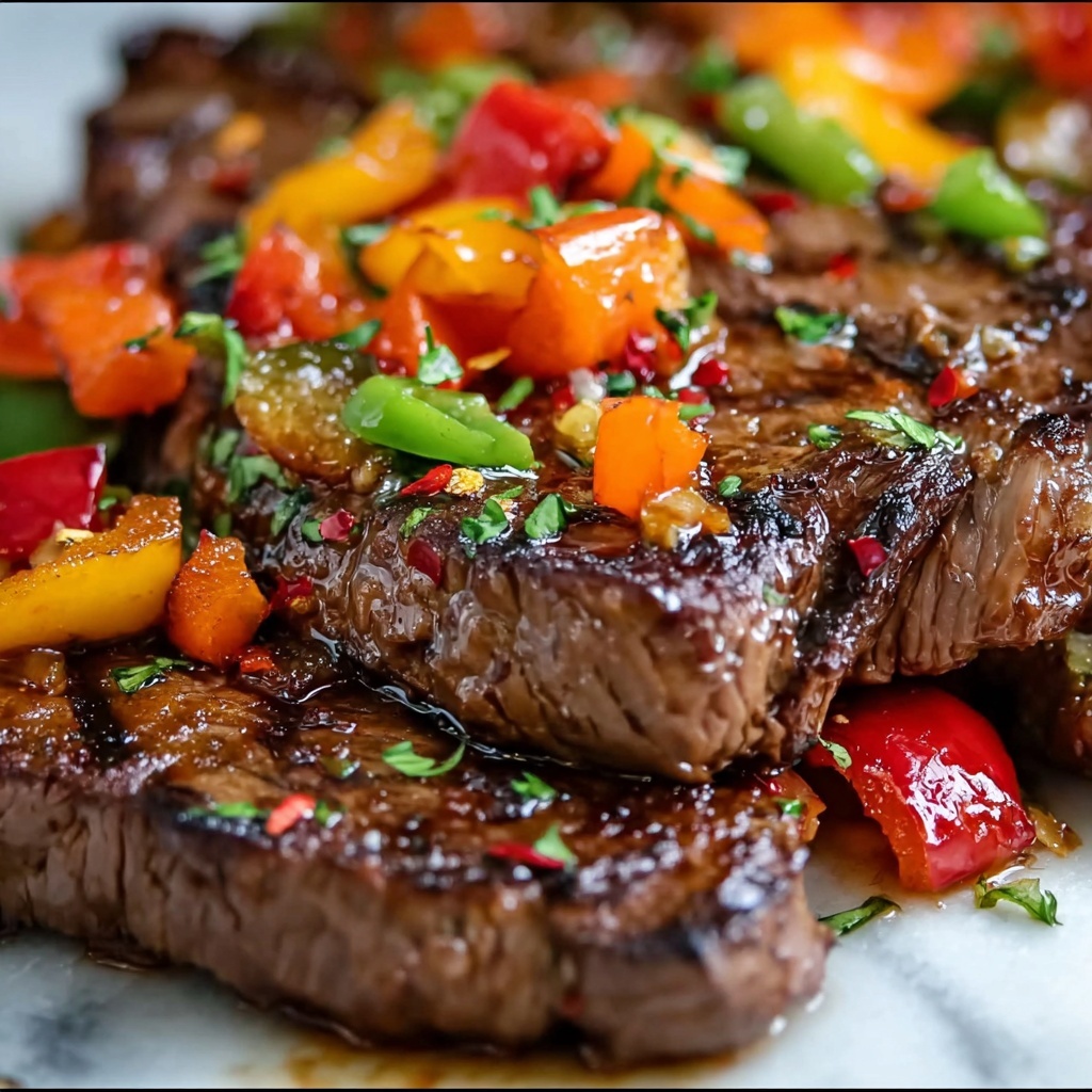 Chinese Pepper Steak Recipe - Recipe Image