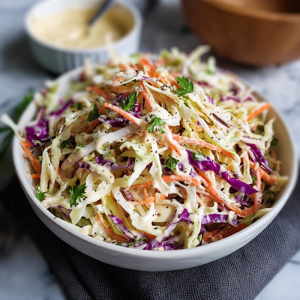 The Best Old-Fashioned Creamy Coleslaw Recipe - Recipe Image