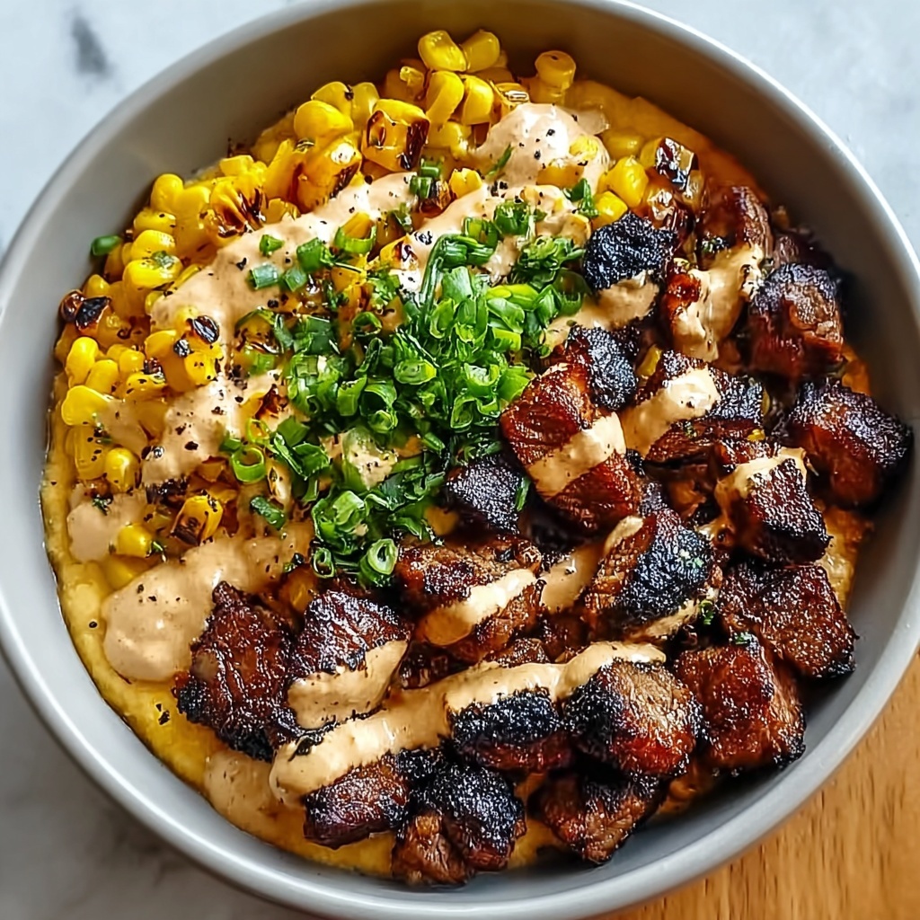Korean BBQ Beef Bowl with Corn & Creamy Sauce Recipe - Recipe Image