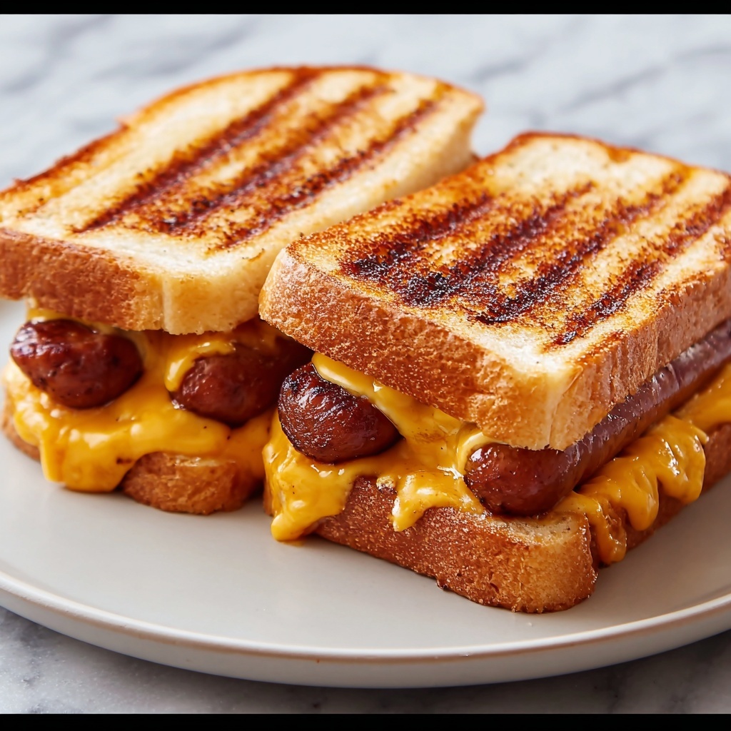Air Fryer Grilled Cheese Hot Dogs Recipe - Recipe Image