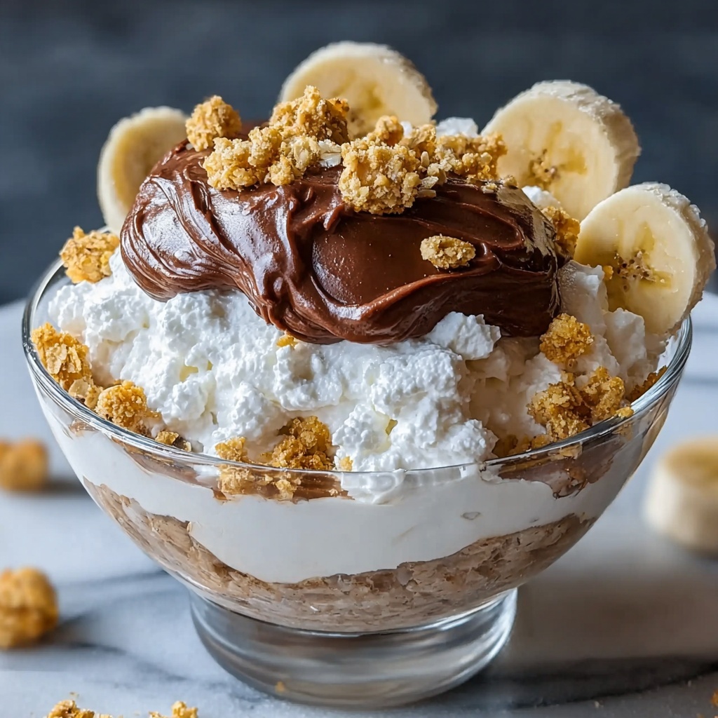 Chocolate Banana Pudding Fluff Recipe - Recipe Image