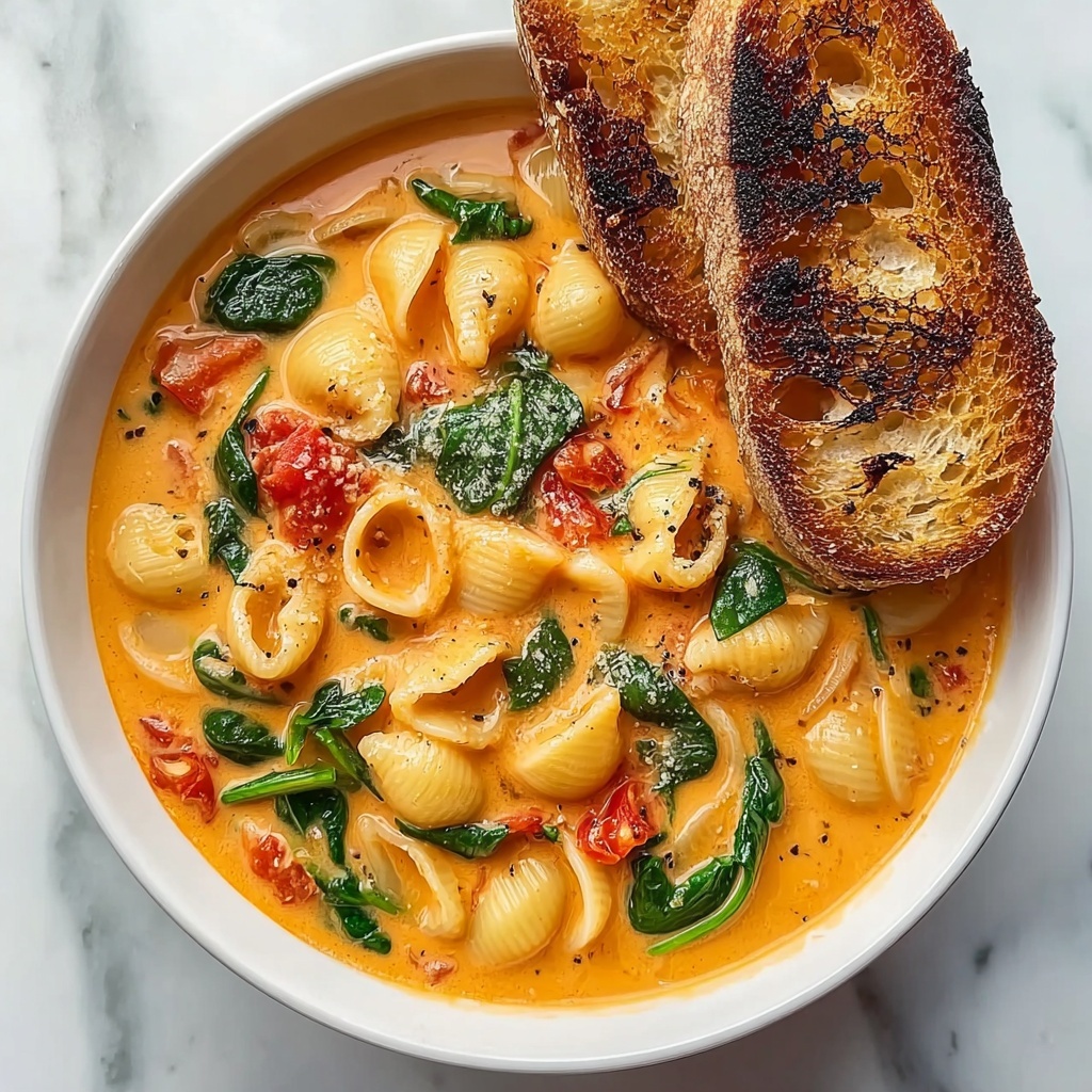 Creamy Tuscan Chicken Soup Recipe - Recipe Image