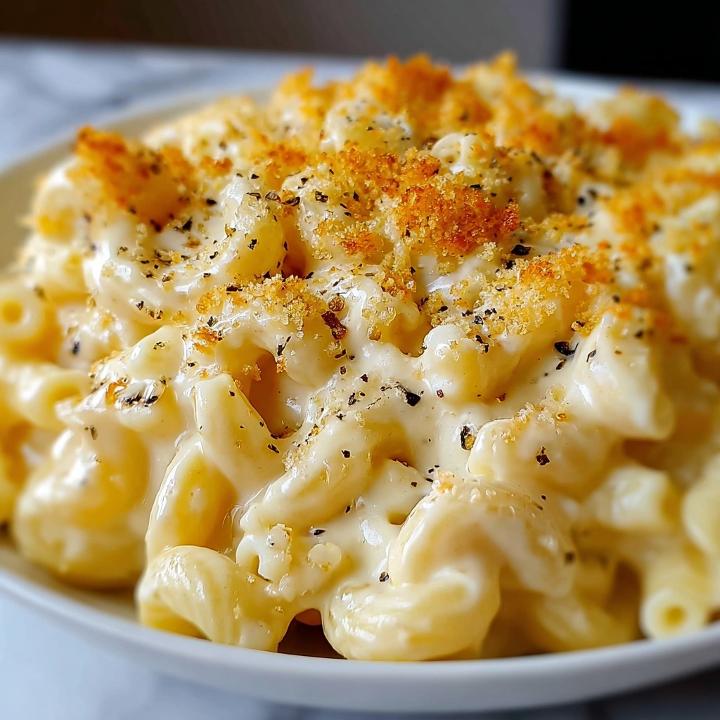 Parmesan Garlic Chicken Mac and Cheese Recipe - Recipe Image